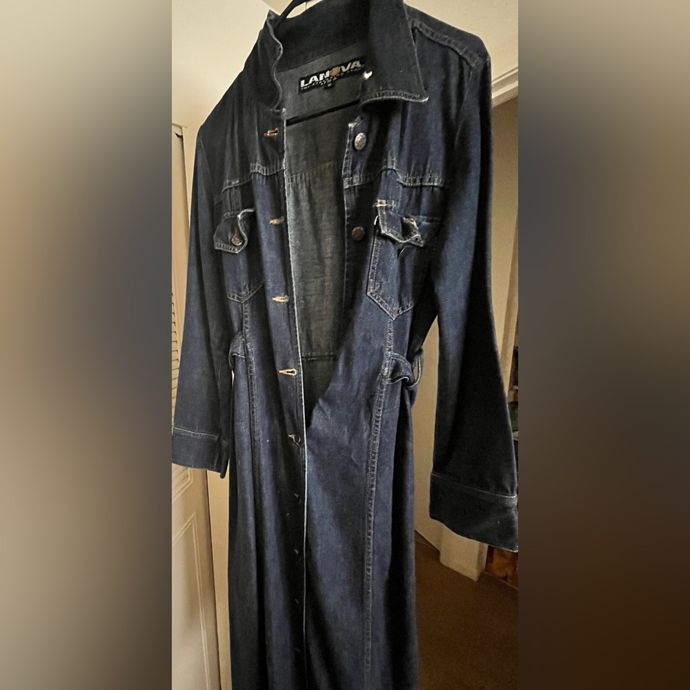 Long denim dress 47”